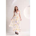 Women's Floral Print Summer Maxi Dress